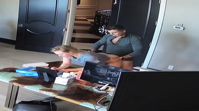 American businessman has sex with his secretary